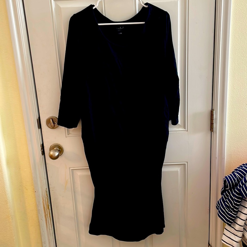 Isabel maternity 3/4 sleeve bodycon dress